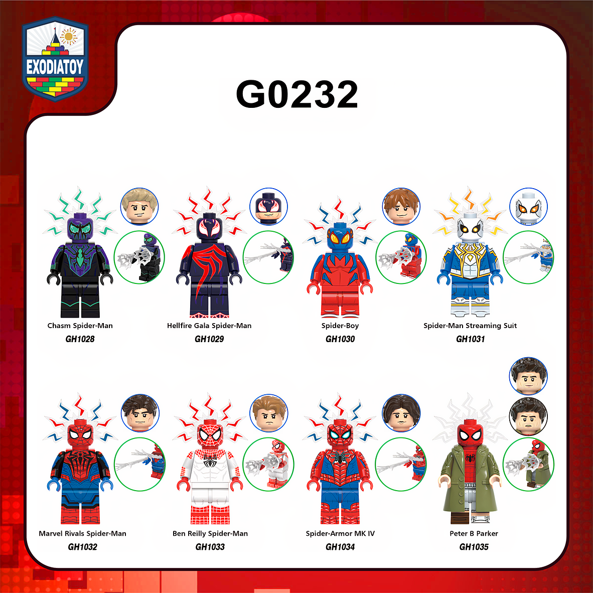 Minifigure Nhân vật Siêu anh hùng Người Nhện: Khởi đầu mới - XINH G0232