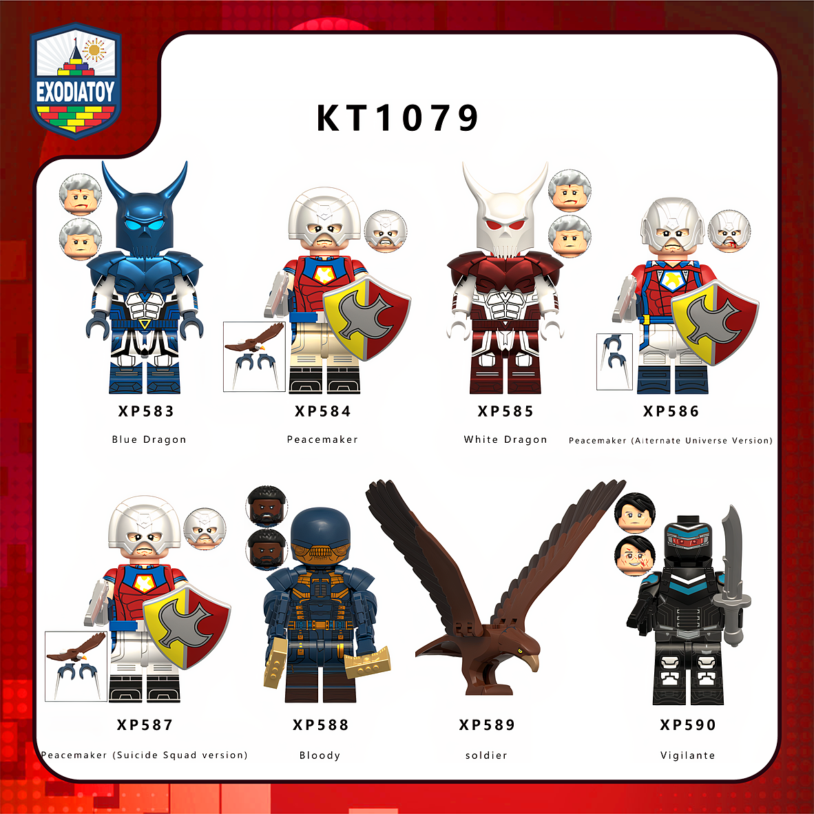 Minifigure Series Siêu anh hùng Peacemaker Người Hoà Giải - KORUIT KT1079