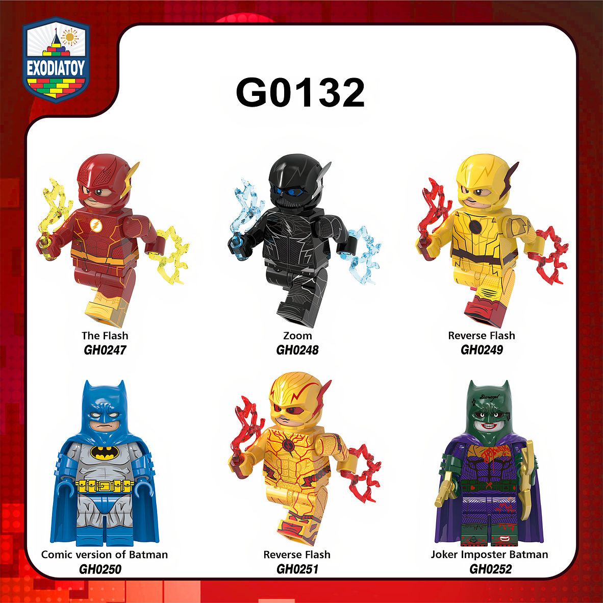 Minifigure DC Comics Siêu anh hùng trong phim The Flash 2023 - XINH G0132