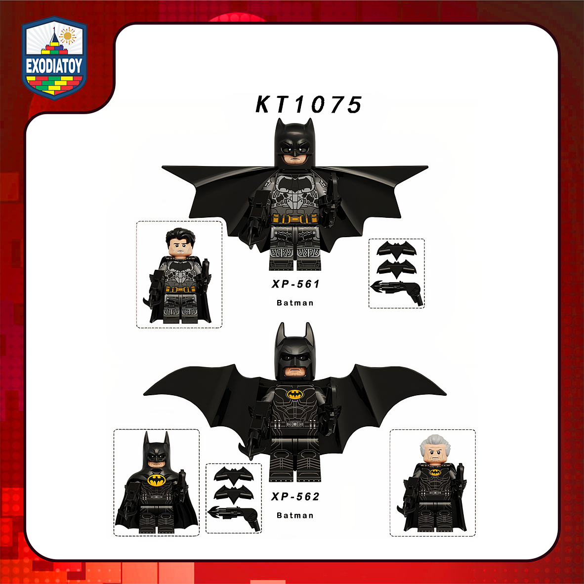 Minifigure DC Comics Siêu anh hùng Batman trong phim The Flash - KORUIT KT1075
