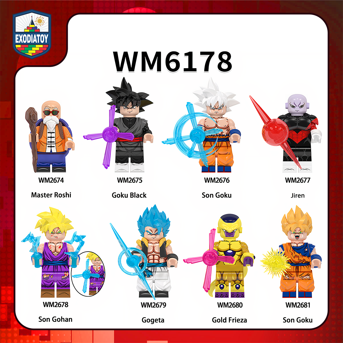 Minifigure Truyện manga Dragon Ball : 7 viên ngọc rồng - WM6178