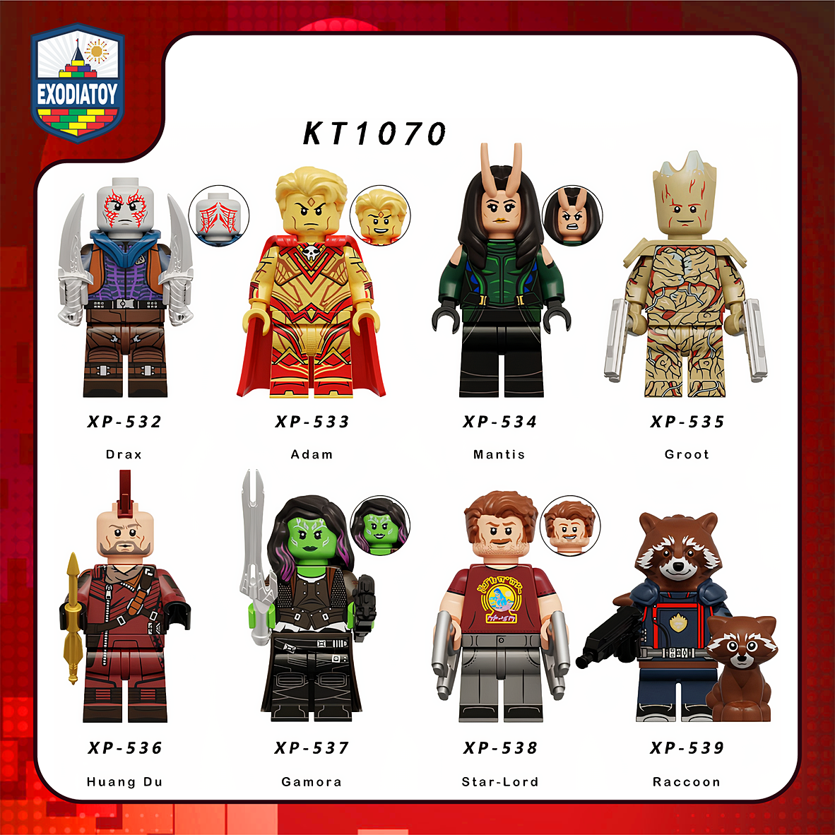 Minifigure Siêu anh hùng Guardians of the Galaxy Vệ binh dải Ngân Hà Vol.3 - KORUIT KT1070