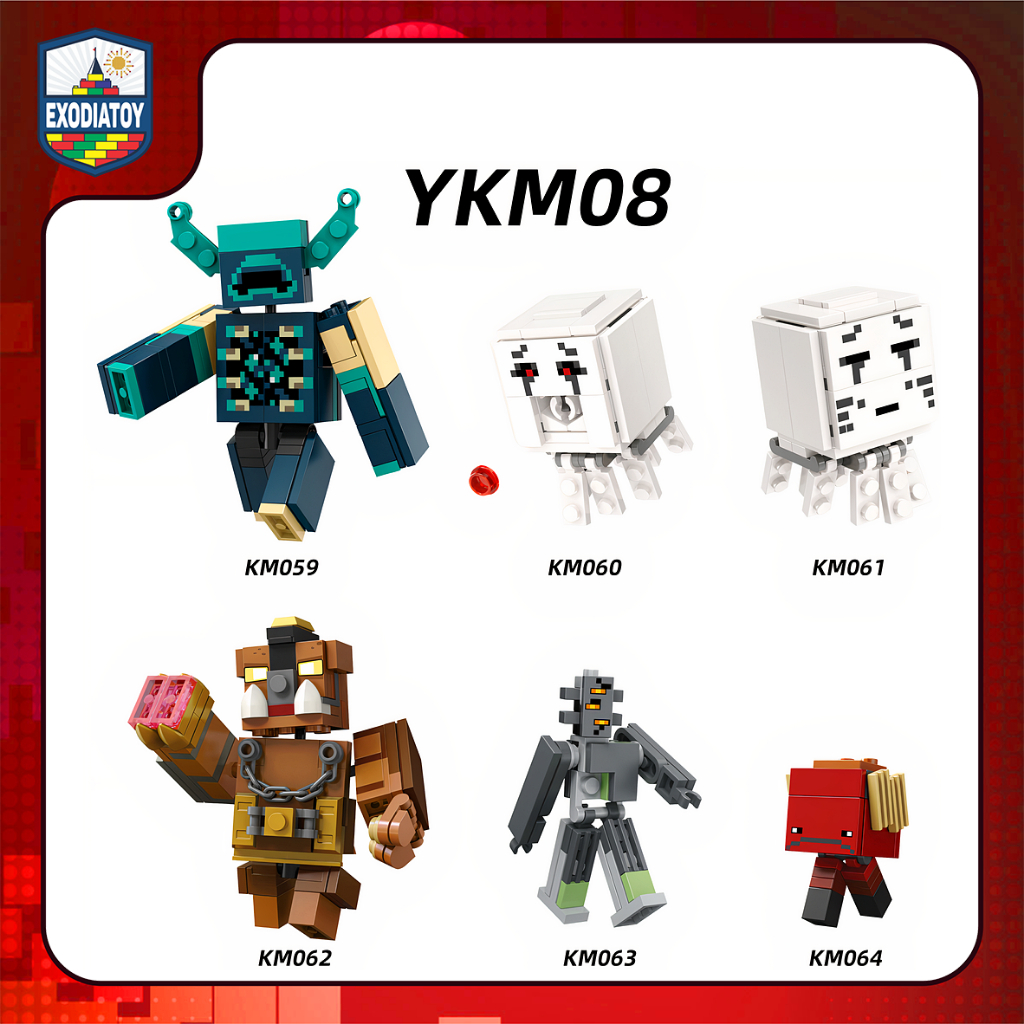 [ĐẶT TRƯỚC] Mô hình nhỏ Sinh vật và Quái vật Deep Dark Thế Giới My World - Đồ Chơi Sáng Tạo - YKM08