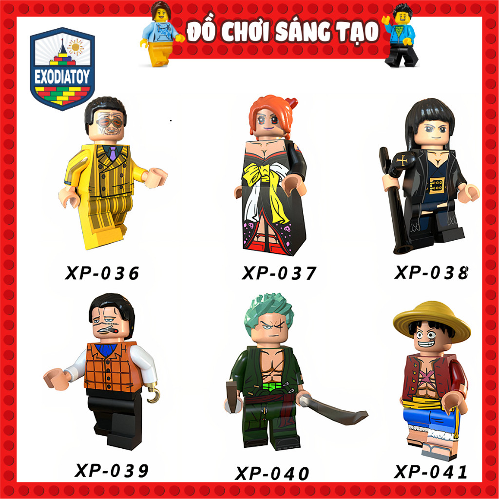 Mô hình nhỏ Nhân vật Anime One Piece : Đảo Hải Tặc - Đồ Chơi Sáng Tạo - KORUIT XP036-041