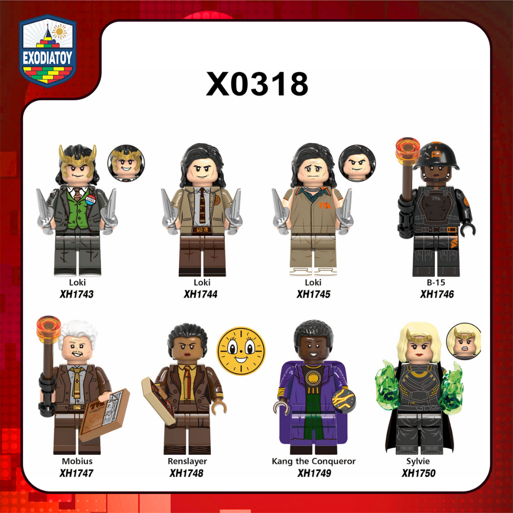 Mô hình nhỏ Nhân vật trong Series phim LOKI Thần Lừa Lọc - Đồ Chơi Sáng Tạo - XINH X0318