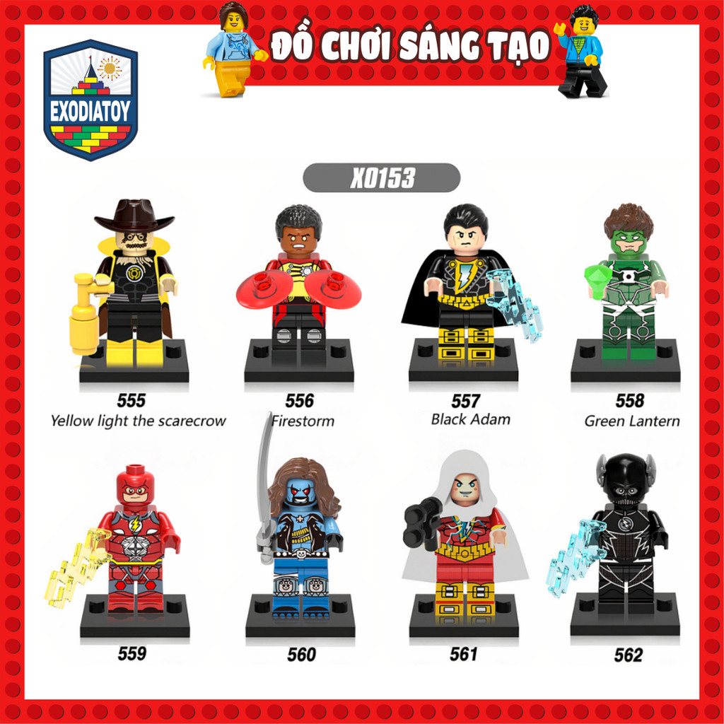 Mô hình nhỏ Nhân vật siêu anh hùng vũ trụ DC Comics  - Đồ Chơi Sáng Tạo - XINH X0153