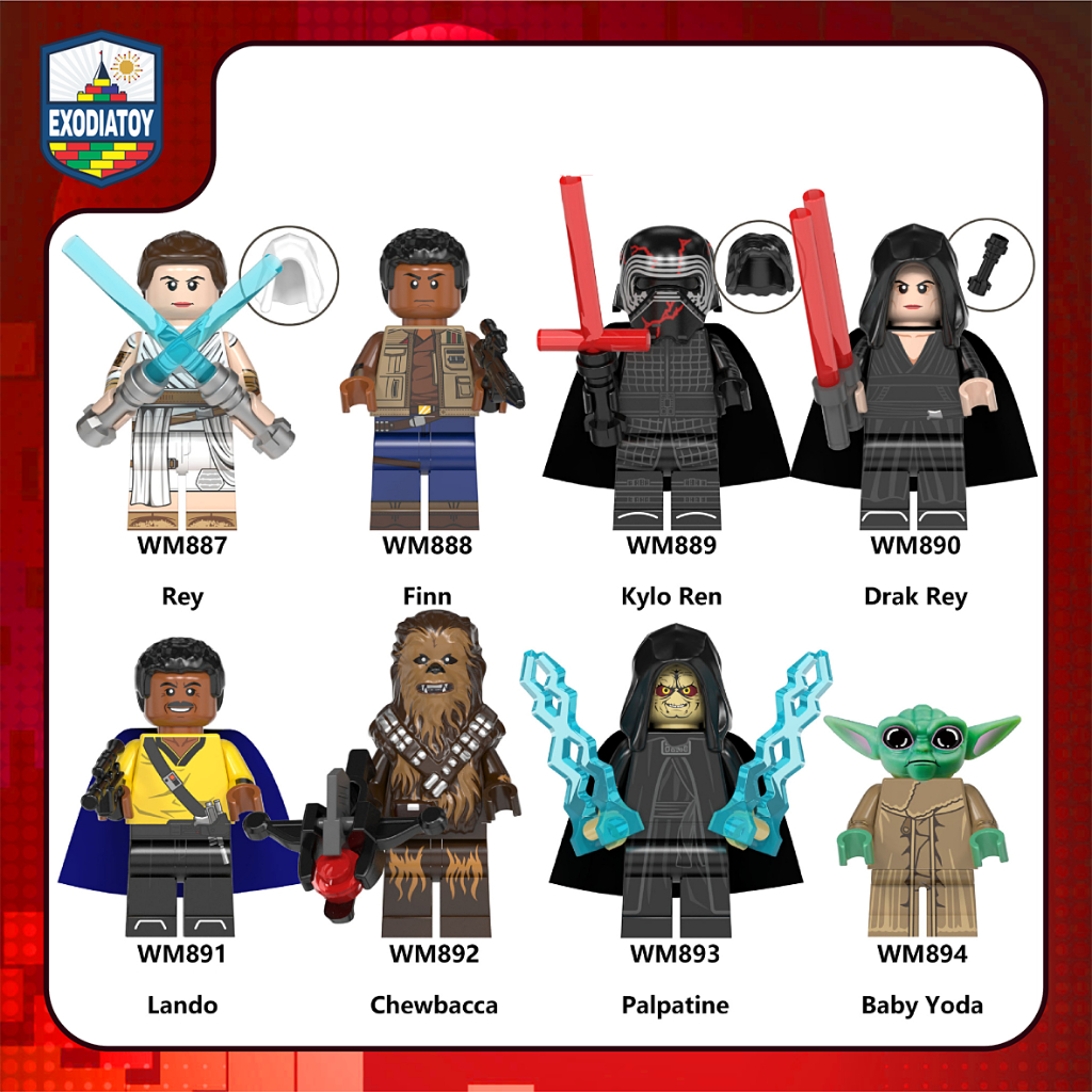 Mô hình nhỏ Nhân vật Star Wars: Sự Trỗi Dậy Của Skywalker - Chiến Tranh Giữa Các Vì Sao - WM6081