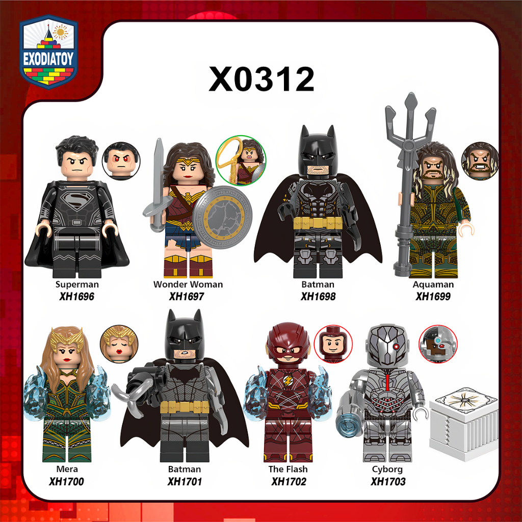 Mô hình nhỏ Nhân vật Siêu anh hùng Liên Minh Công Lý : Justice League Snyder Cut - XINH X0312