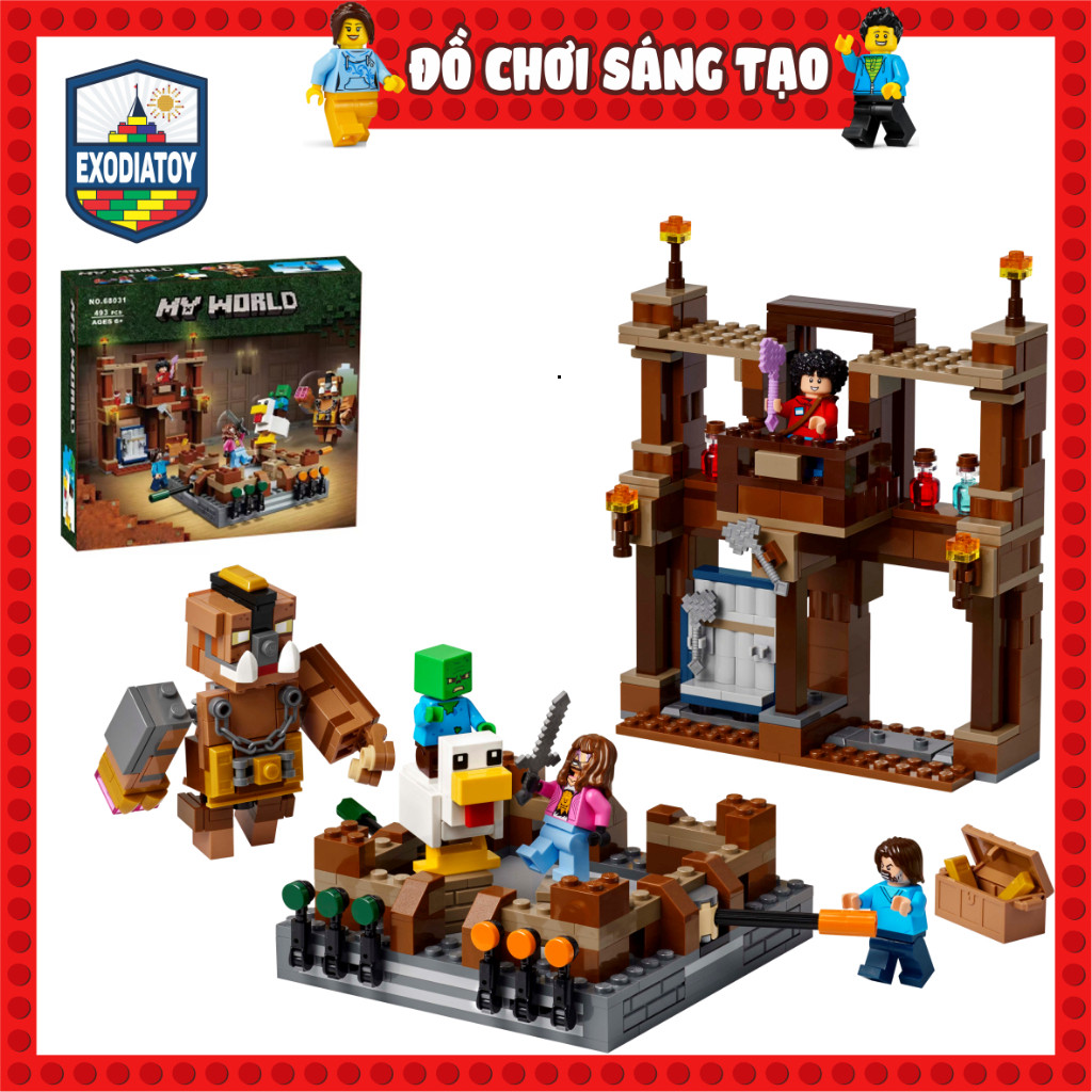 Mô hình đồ chơi My World Movie Võ Đài Chiến Đấu Woodland Mansion - LELE BROTHERS 68031