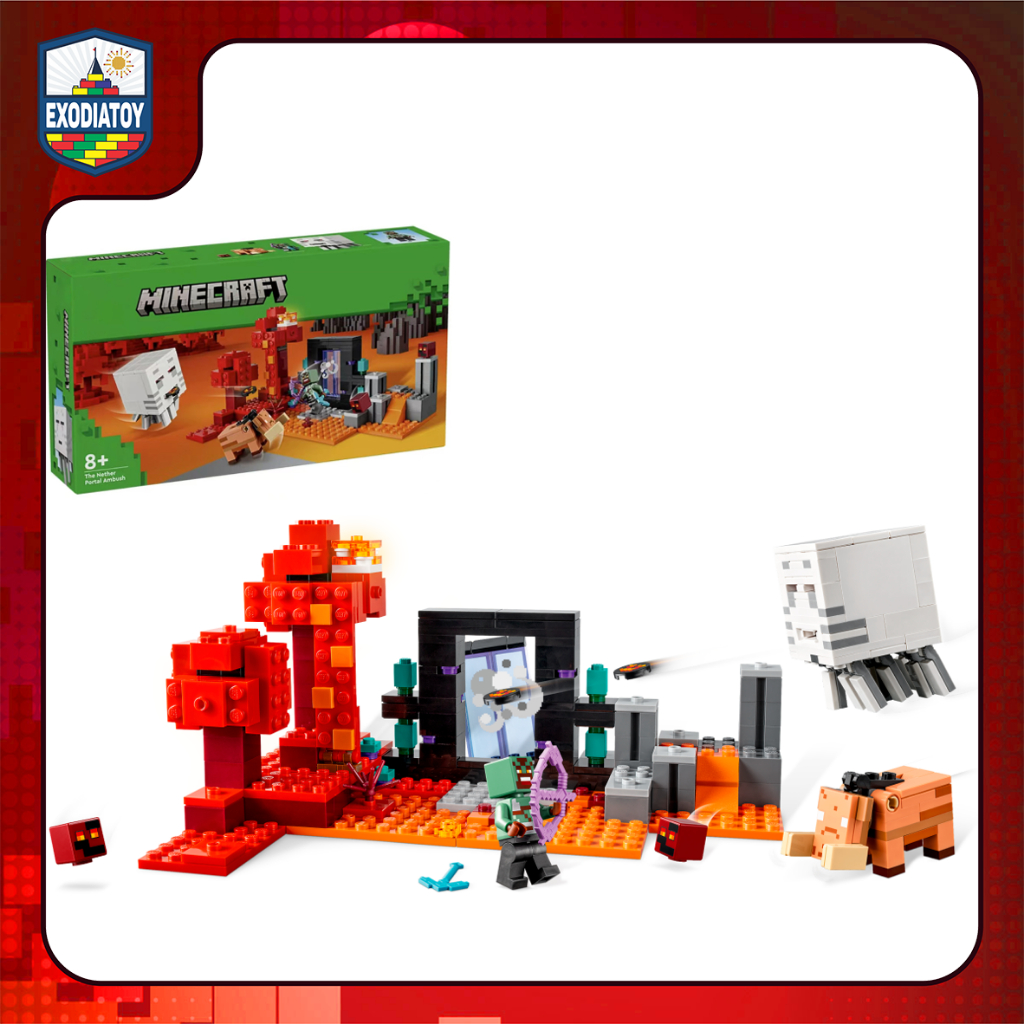 Mô hình đồ chơi Thế Giới My World Cuộc Phục Kích Cổng Địa Ngục - BRICK/JISI/DECOOL  851