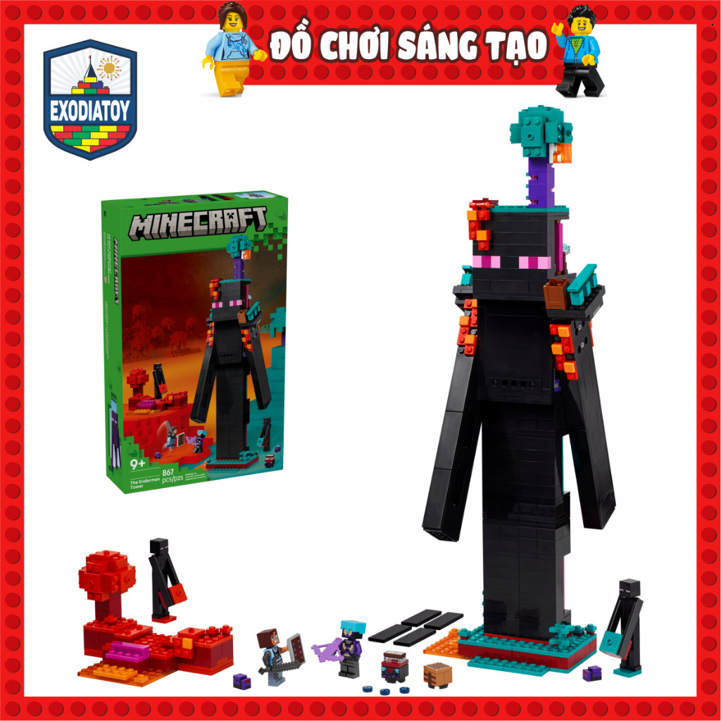 [CÓ SẴN]  Mô hình đồ chơi Thế Giới My World Tháp Elderman - LELE BROTHER 31009