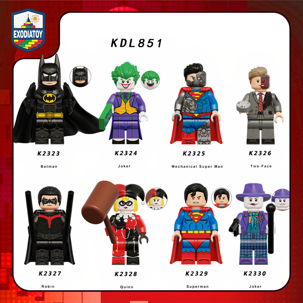 Mô hình nhỏ Nhân vật DC Comics Siêu anh hùng Batman (1989) - Đồ Chơi Sáng Tạo - KORUIT KDL851