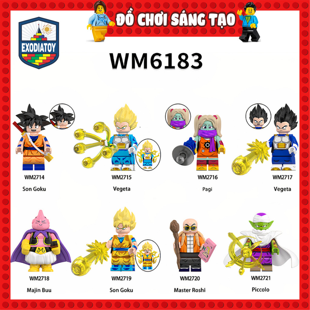 Mô hình Nhân vật truyện manga Dragon Ball Daima : 7 viên ngọc rồng - Đồ Chơi Sáng Tạo - WM6183