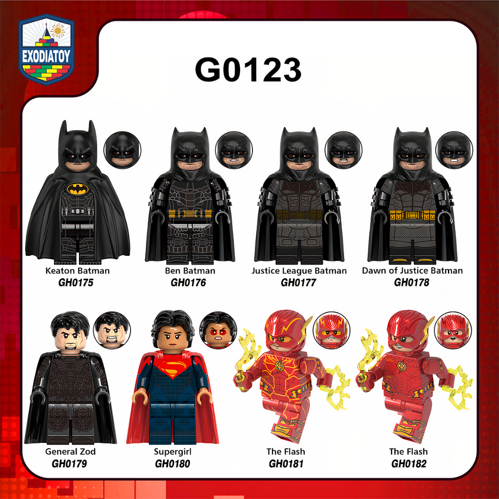 Mô hình nhỏ DC Comics Nhân vật siêu anh hùng trong phim The Flash 2023  - XINH G0123