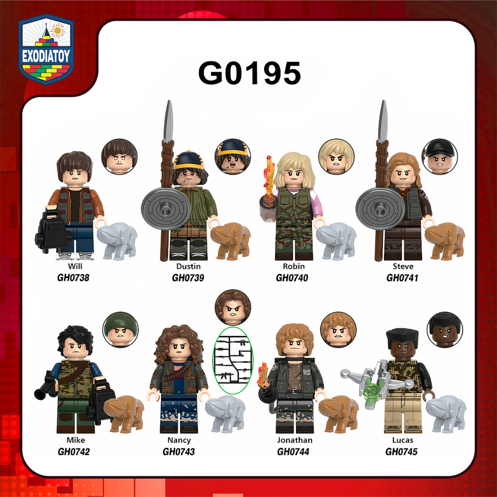 Mô hình nhỏ Nhân vật Series Netflix Stranger Things 5 : Cậu bé mất tích - Đồ Chơi Sáng Tạo - XINH G0195