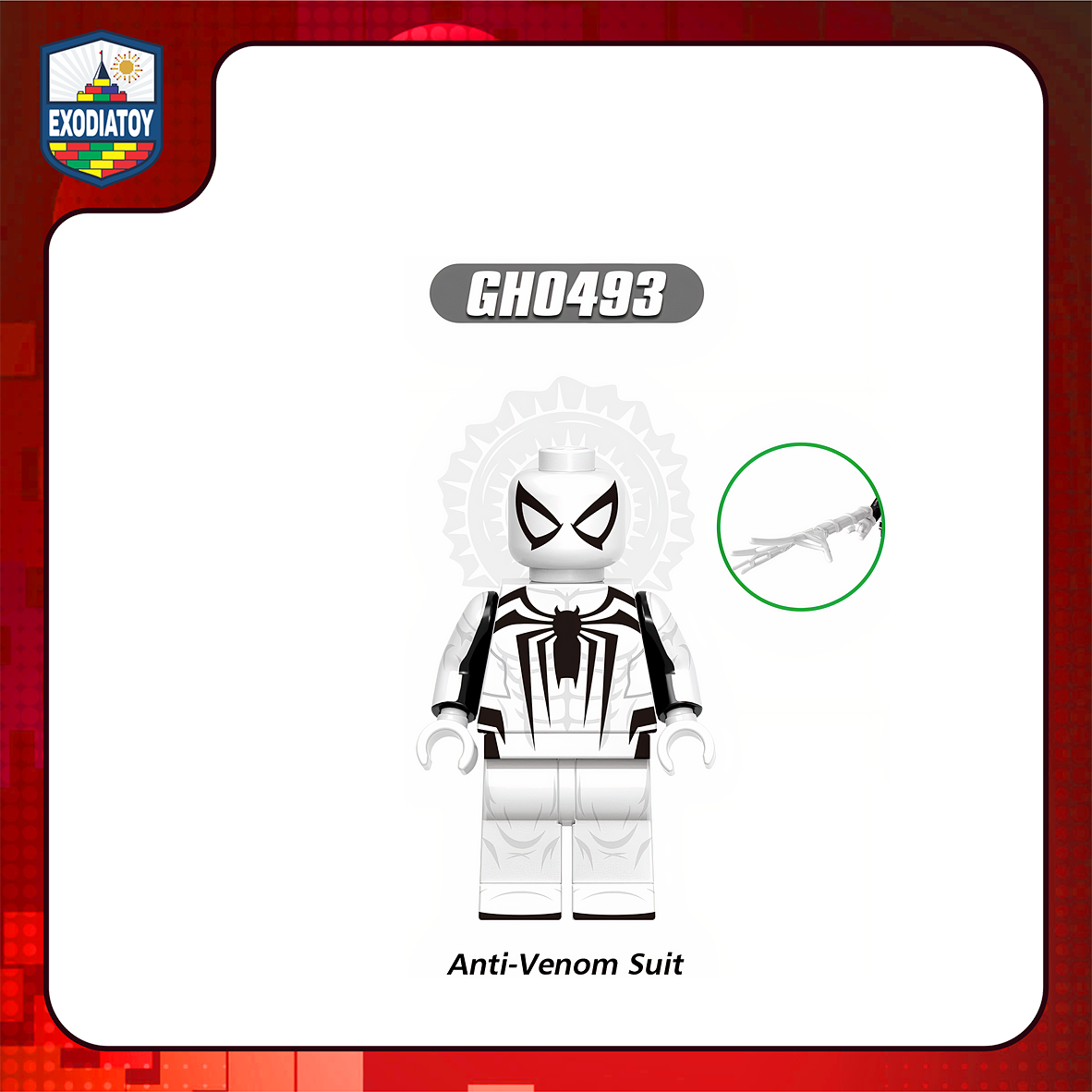 GH0493 : Spider-man (Anti-Venom suit)